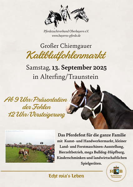 Kaltblutfohlenmarkt 2024
